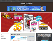Tablet Screenshot of lovingindonesia.com